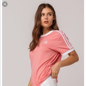 adidas 3 stripe shirt